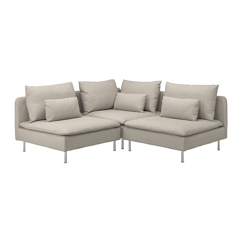 SÖDERHAMN corner sofa, 3-seat