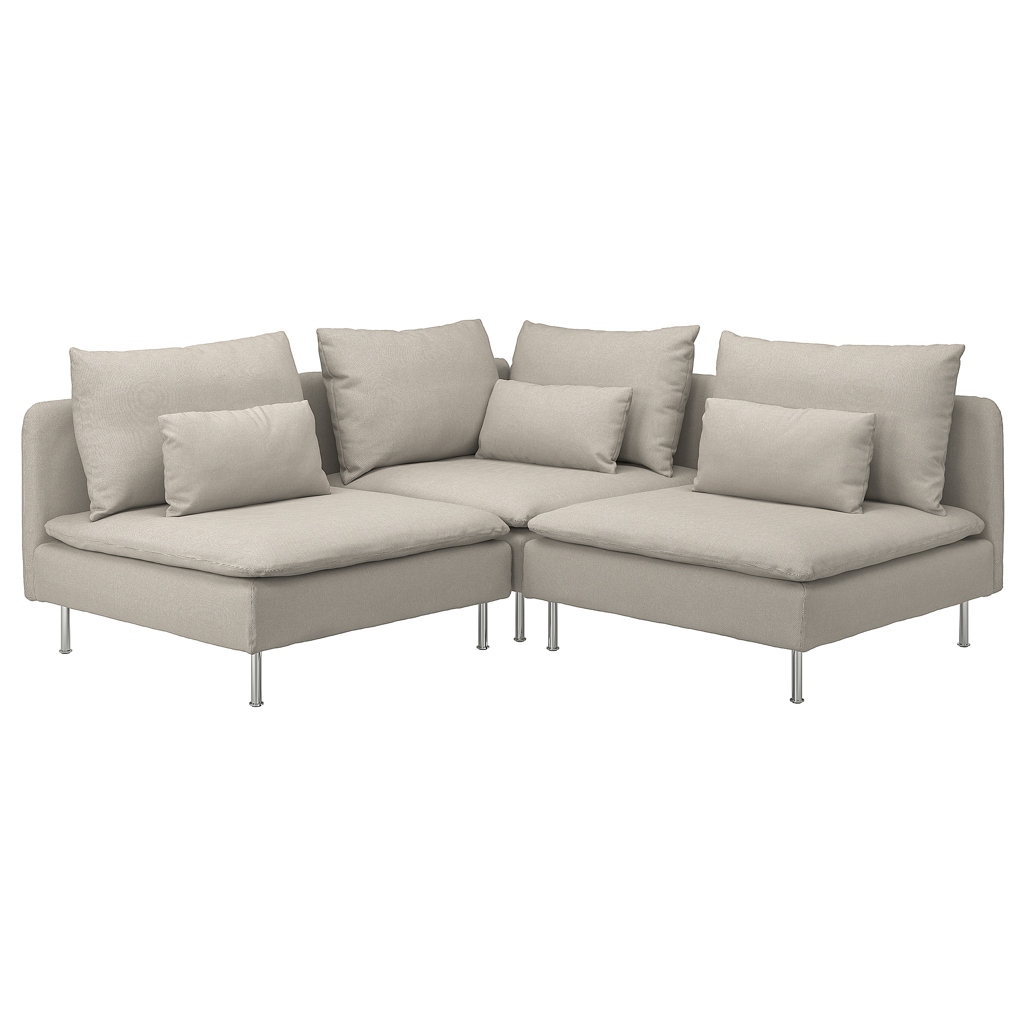 SÖDERHAMN corner sofa, 3-seat