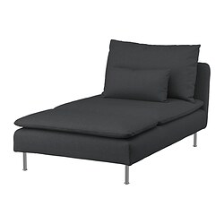 SÖDERHAMN - 躺椅布套, Viarp 米色/咖啡色 | IKEA 線上購物 - PE777854_S3