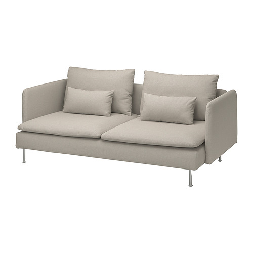 SÖDERHAMN - 三人座沙發, Fridtuna 淺米色 | IKEA 線上購物 - PE848964_S4