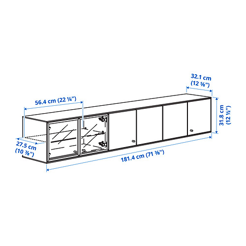 BOASTAD TV storage combination