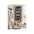 MOSSJÖN wall cabinet w shelves/glass door
