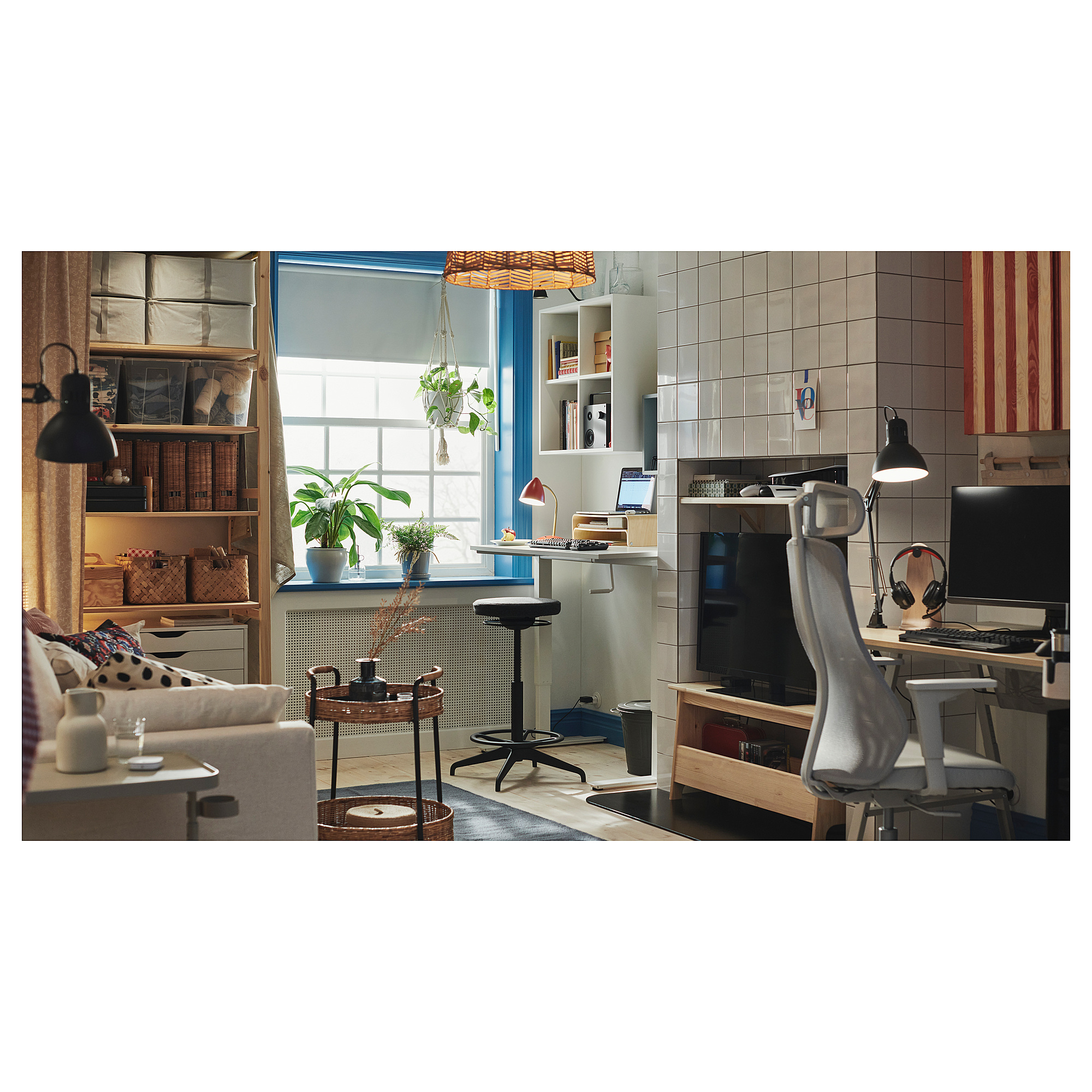 UTESPELARE - gaming desk, ash effect/grey, 160x80 cm | IKEA
