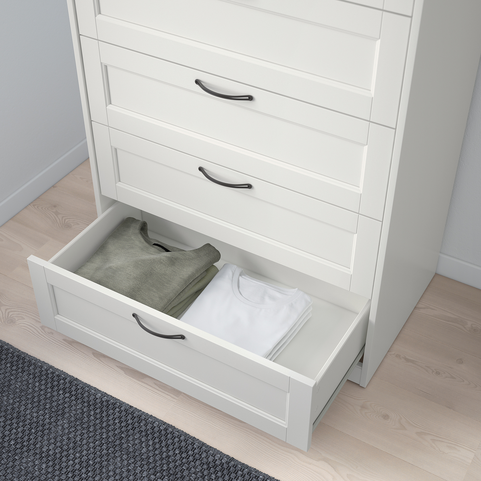 SONGESAND chest of 6 drawers