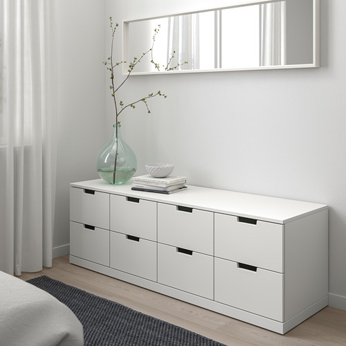 NORDLI - 抽屜櫃/8抽, 白色 | IKEA 線上購物 - PE660418_S4