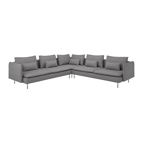 SÖDERHAMN corner sofa, 6-seat