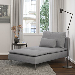 SÖDERHAMN - 躺椅, Viarp 米色/咖啡色 | IKEA 線上購物 - PE768433_S3