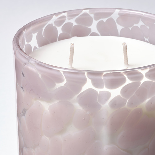 LUGNARE scented candle in glass, 2 wicks