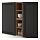 VADHOLMA - 開放式收納櫃, 棕色/染色梣木 | IKEA 線上購物 - PE661106_S1