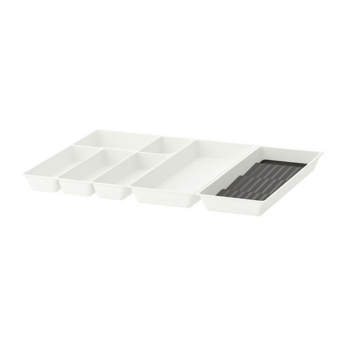 UPPDATERA - cutlery+utsl trays/tray w spice rck, white/anthracite, 72x50 cm | IKEA Taiwan Online - PE887921_S4