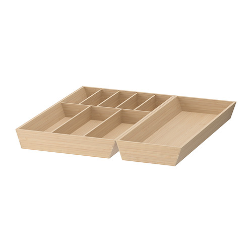 UPPDATERA - cutlery tray/utensil tray, light bamboo, 52x50 cm | IKEA Taiwan Online - PE887928_S4