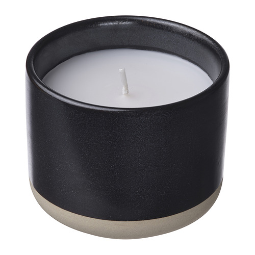 STÖRTSKÖN - scented candle in ceramic jar, Berries/black, 25 hr | IKEA Taiwan Online - PE953739_S4