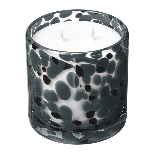 STÖRTSKÖN - scented candle in glass, 2 wicks, Berries/dark grey | IKEA Taiwan Online - PE953741_S4