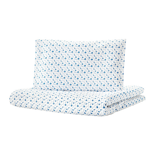 GULSPARV - quilt cover/pillowcase for cot, blueberry patterned | IKEA Taiwan Online - PE710096_S4