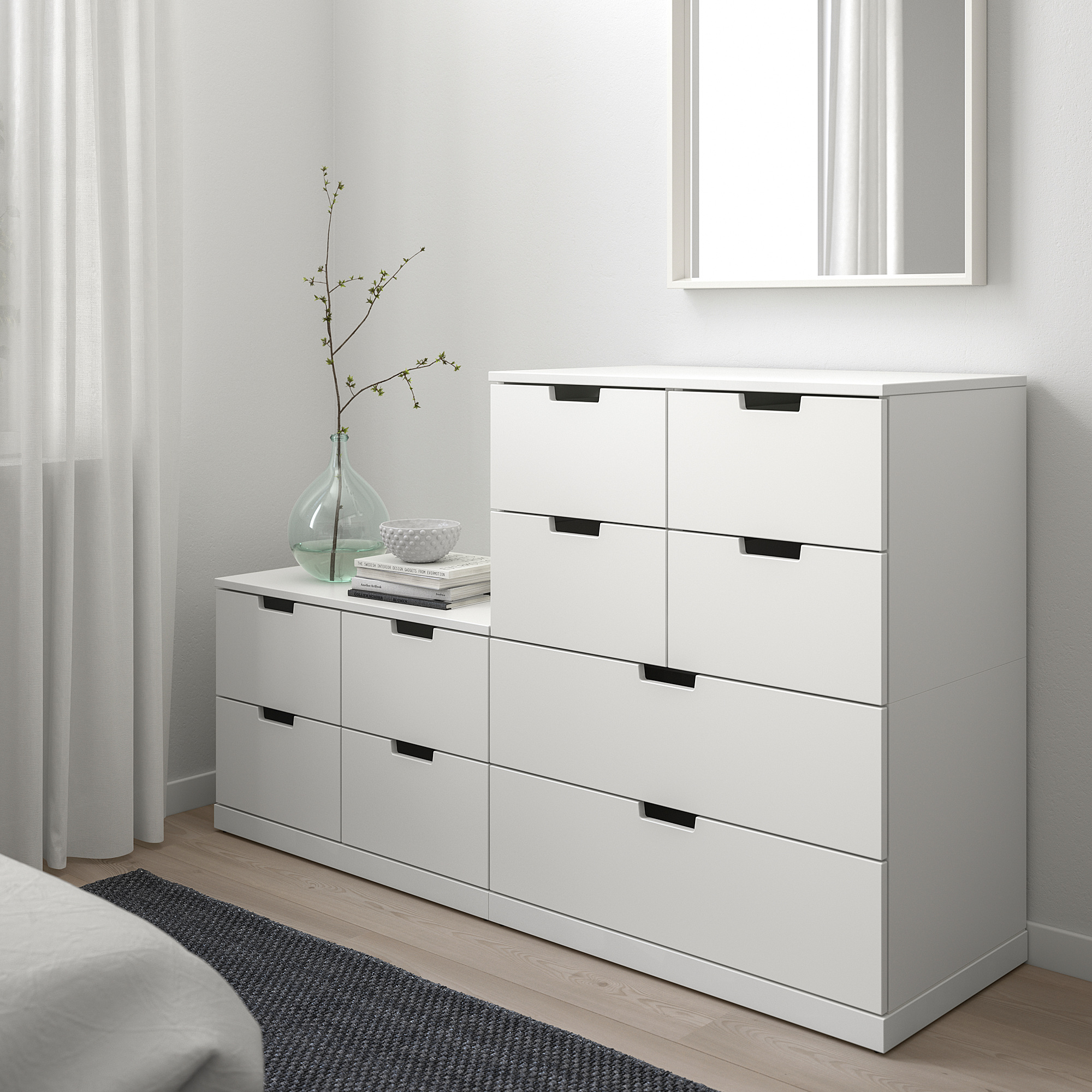 NORDLI chest of 10 drawers