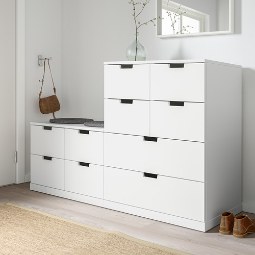 NORDLI chest of 10 drawers