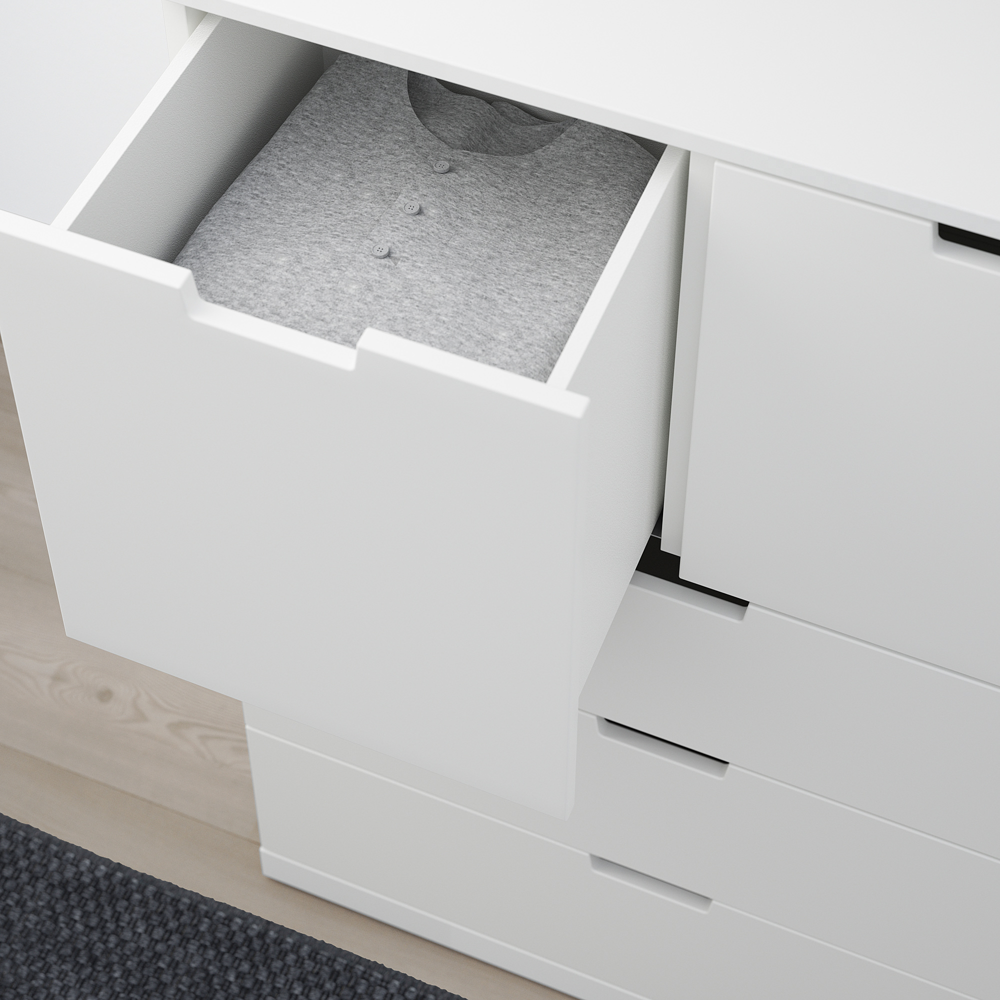 NORDLI chest of 5 drawers