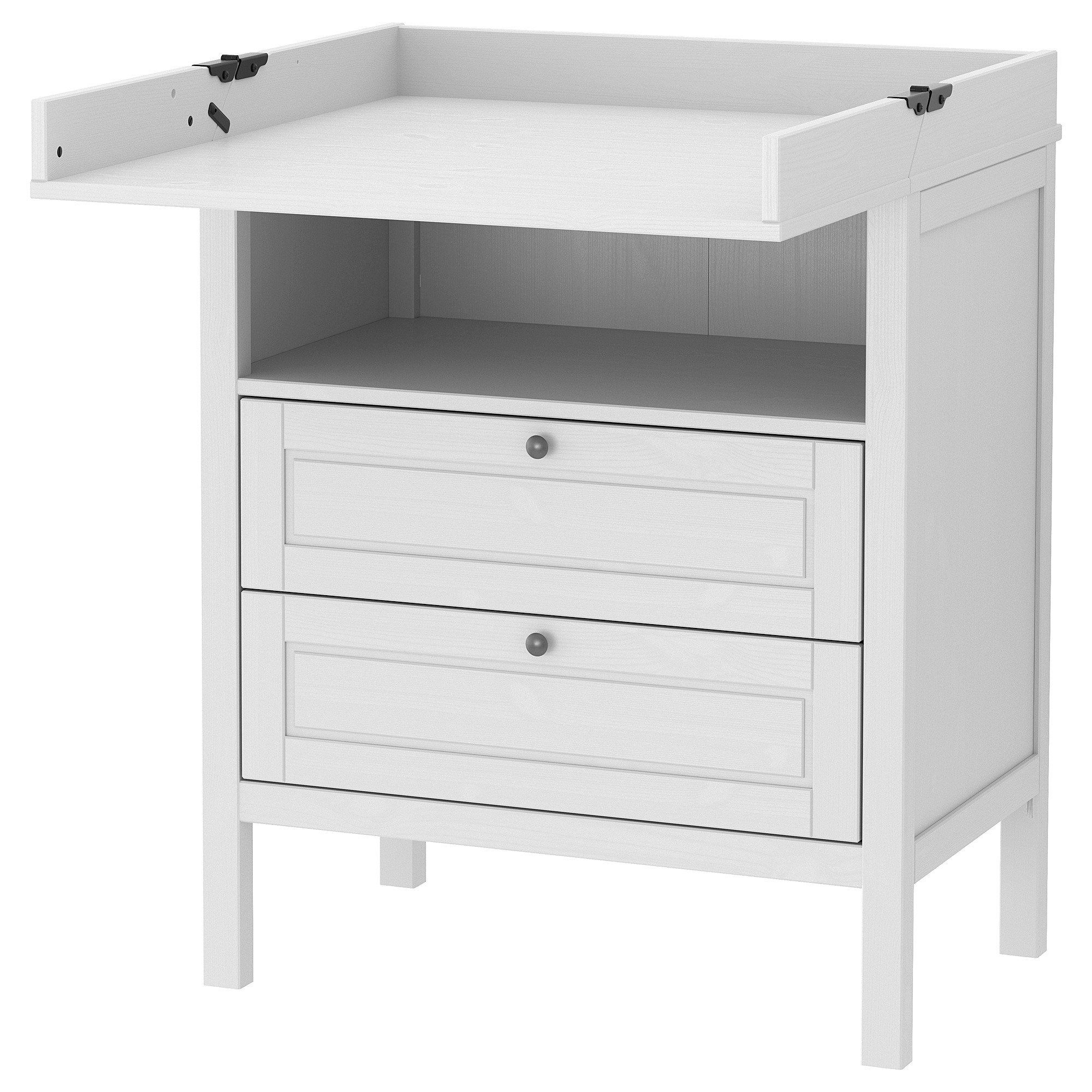 SUNDVIK changing table/chest of drawers, grey IKEA Taiwan Online
