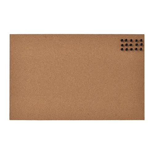 FLÖNSA - memo board with pins, cork, 52x33 cm | IKEA Taiwan Online - PE887988_S4