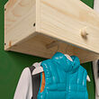 RAGGBERG coat rack with shelf