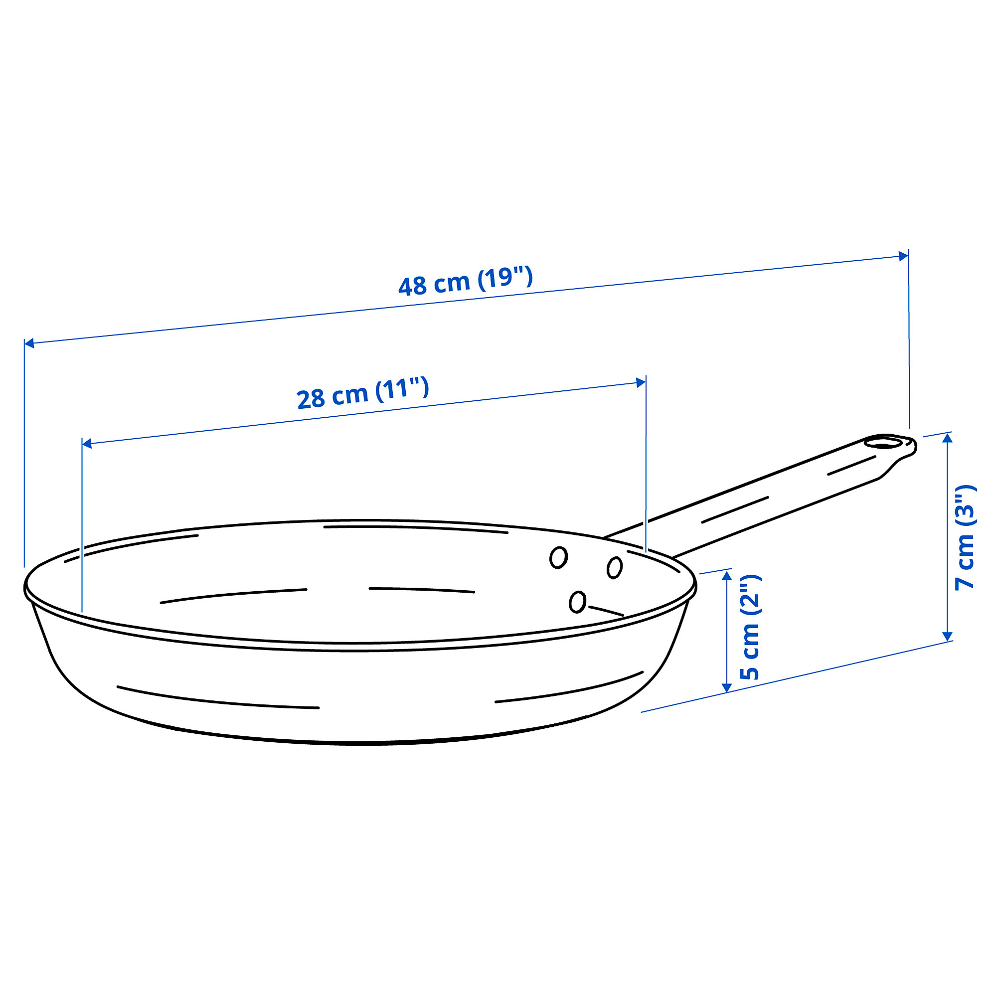 GULDÖRING frying pan