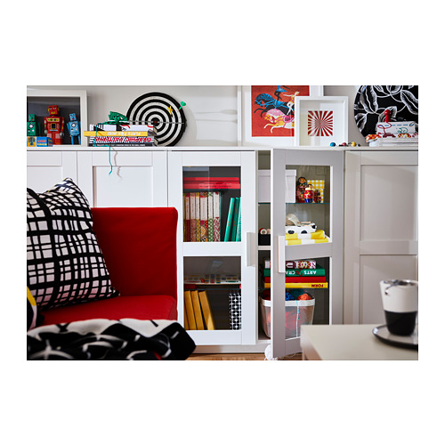BRIMNES - cabinet with doors, white | IKEA Taiwan Online - PH150665_S4