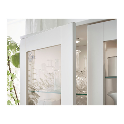 BRIMNES - glass-door cabinet, white | IKEA Taiwan Online - PH150567_S4