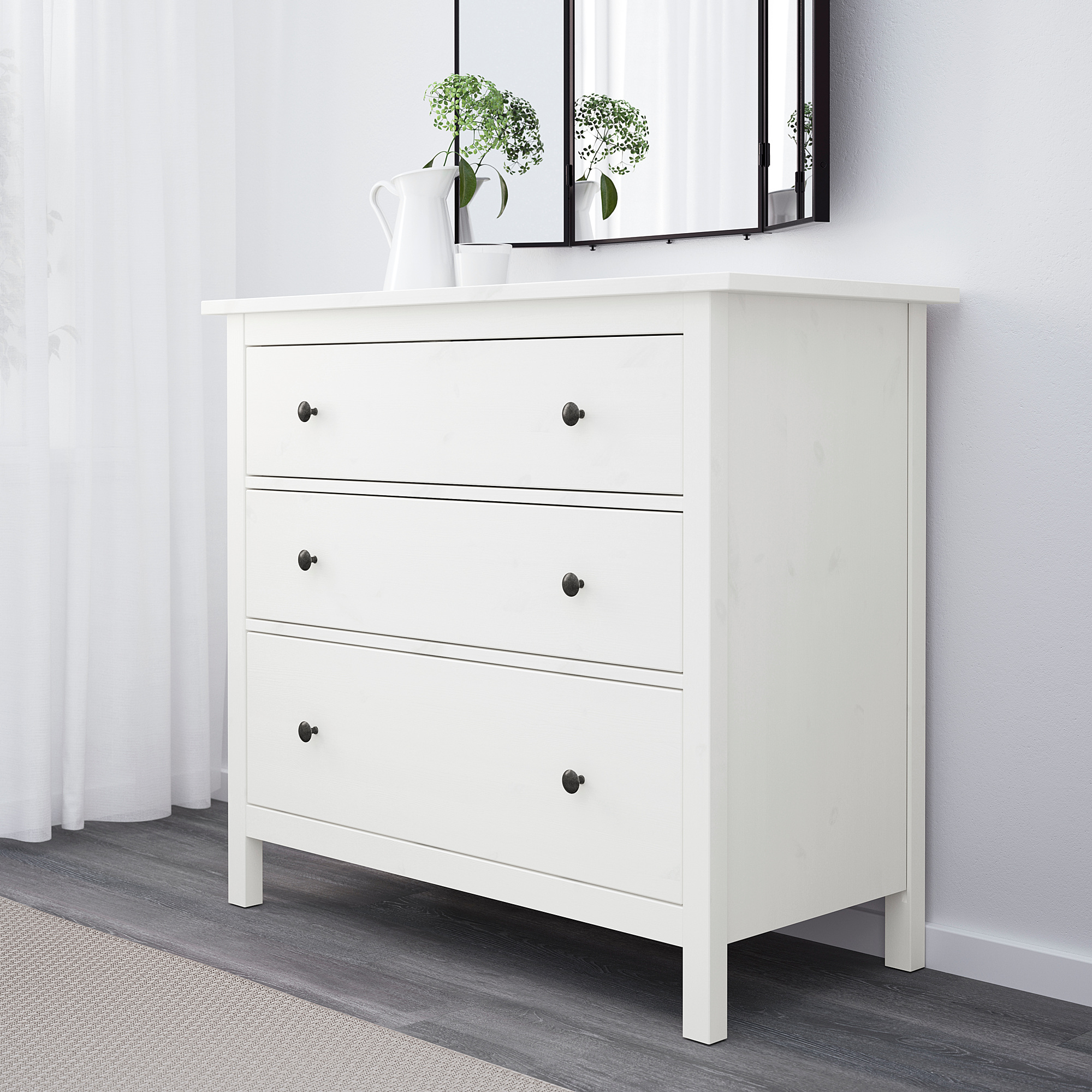 HEMNES 抽屜櫃/3抽