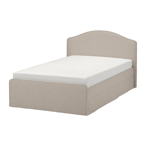 RAMNEFJÄLL upholstered bed frame