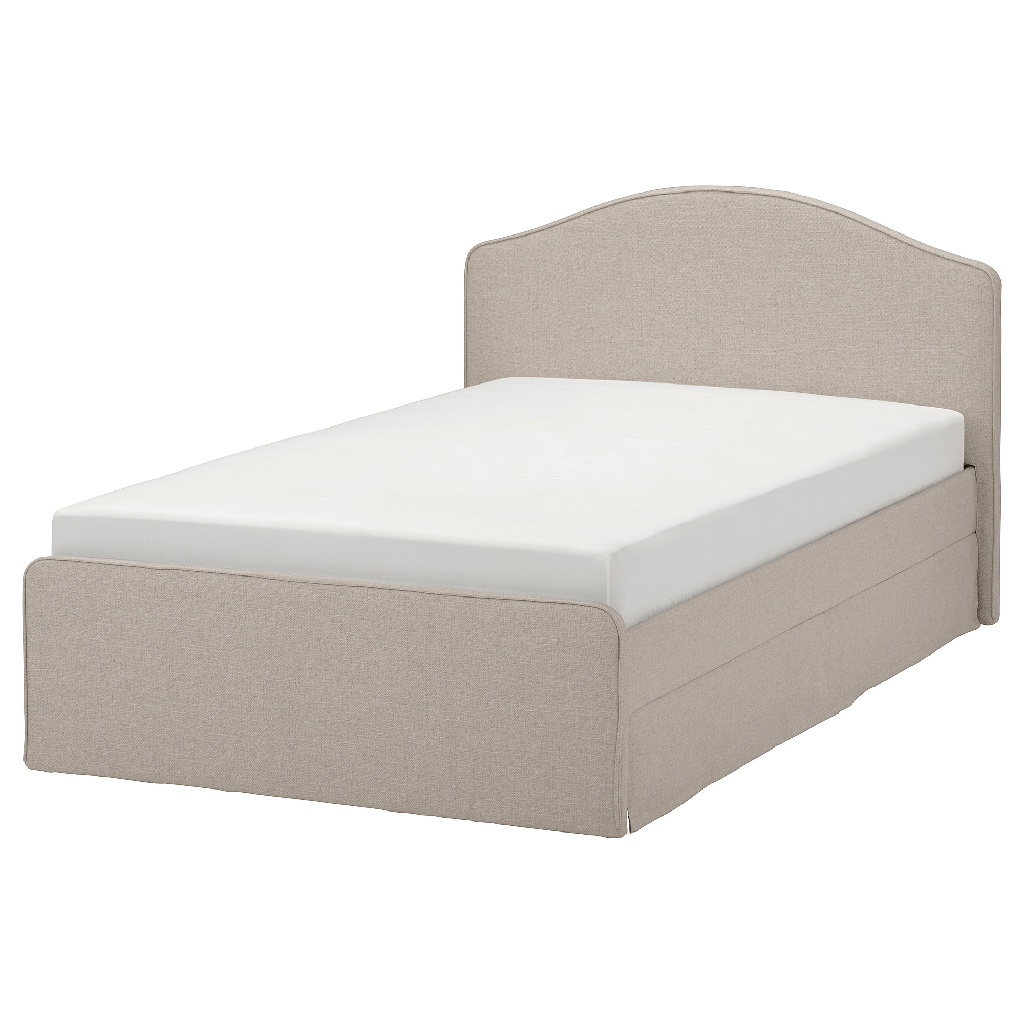 RAMNEFJÄLL upholstered bed frame