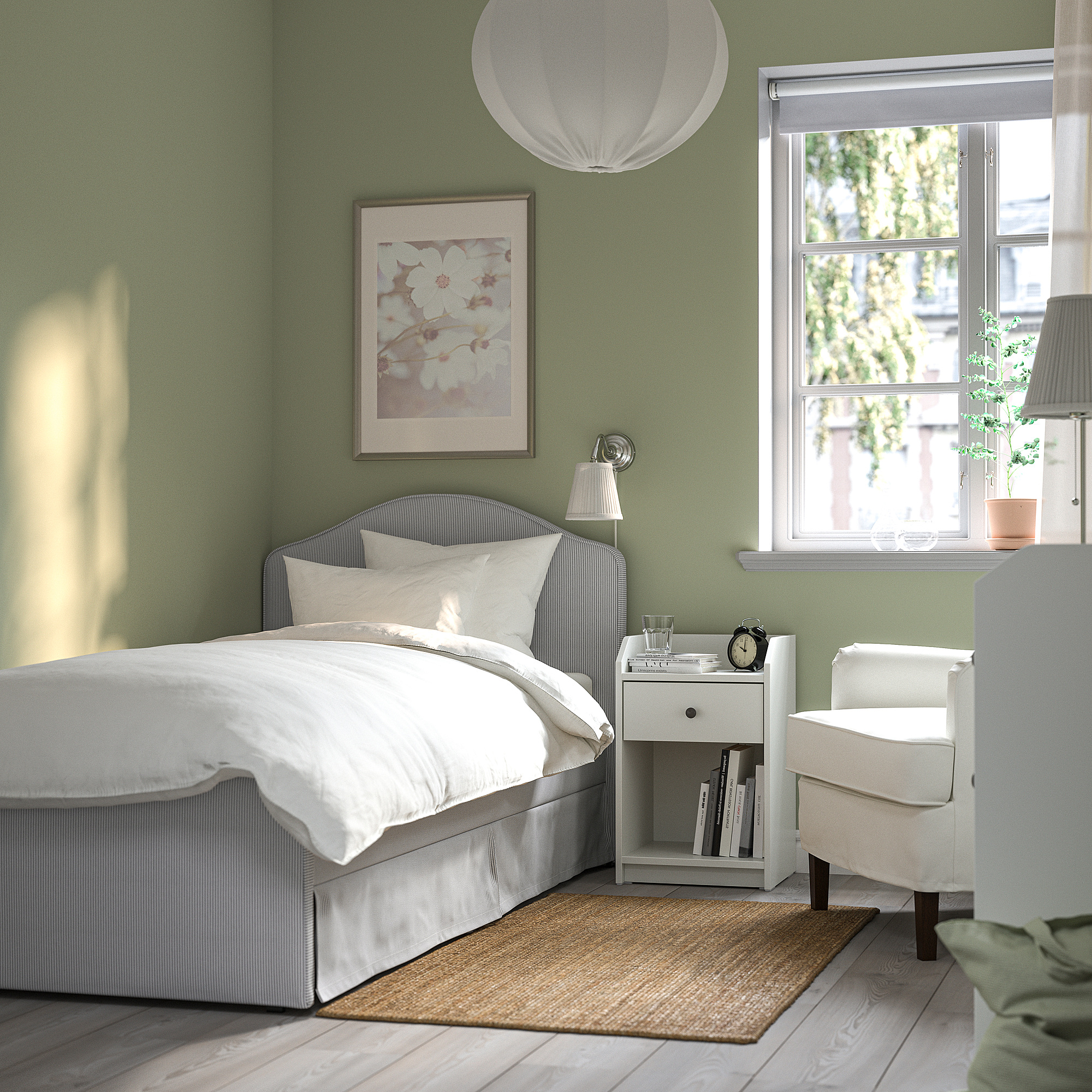 RAMNEFJÄLL cover bed frame