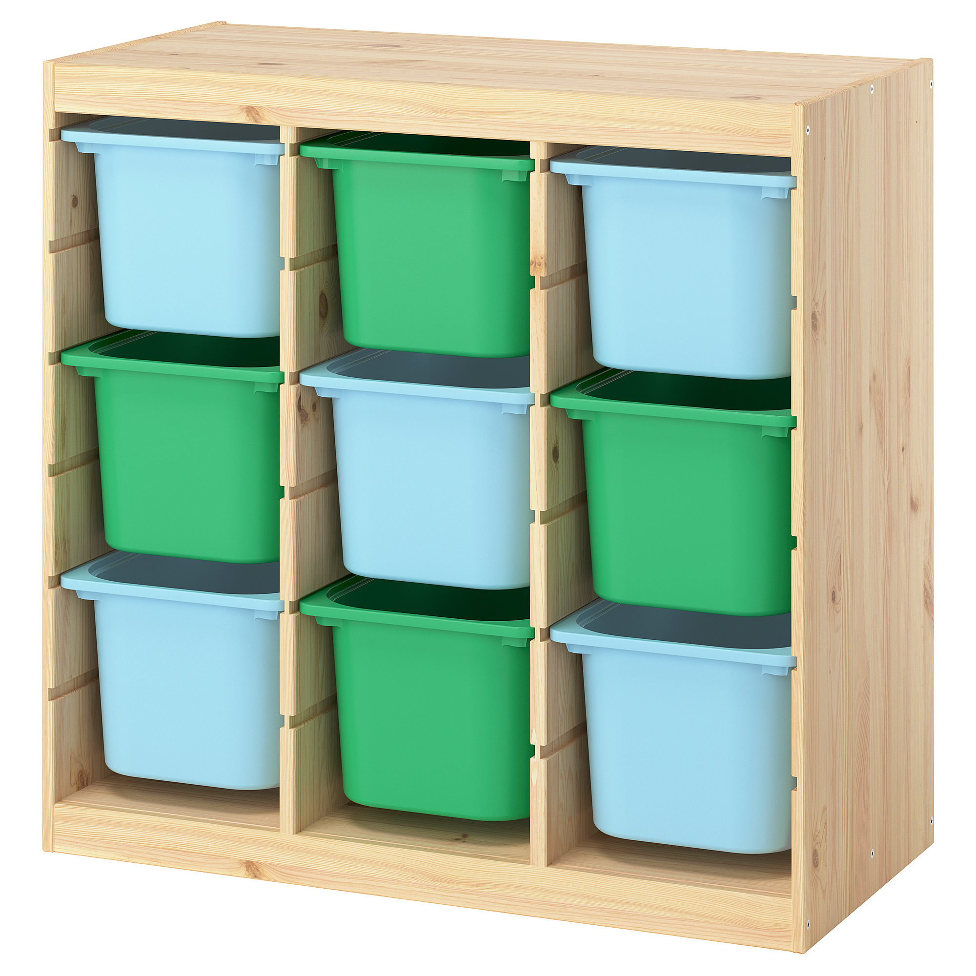 TROFAST storage combination with boxes