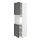 METOD - 雙門烤箱高櫃附層板, 白色/Voxtorp 深灰色 | IKEA 線上購物 - PE749589_S1