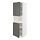 METOD - 雙門微波爐高櫃附層板, 白色/Voxtorp 深灰色 | IKEA 線上購物 - PE749582_S1