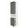 METOD - 雙門微波爐高櫃附層板, 白色/Voxtorp 深灰色 | IKEA 線上購物 - PE749592_S1