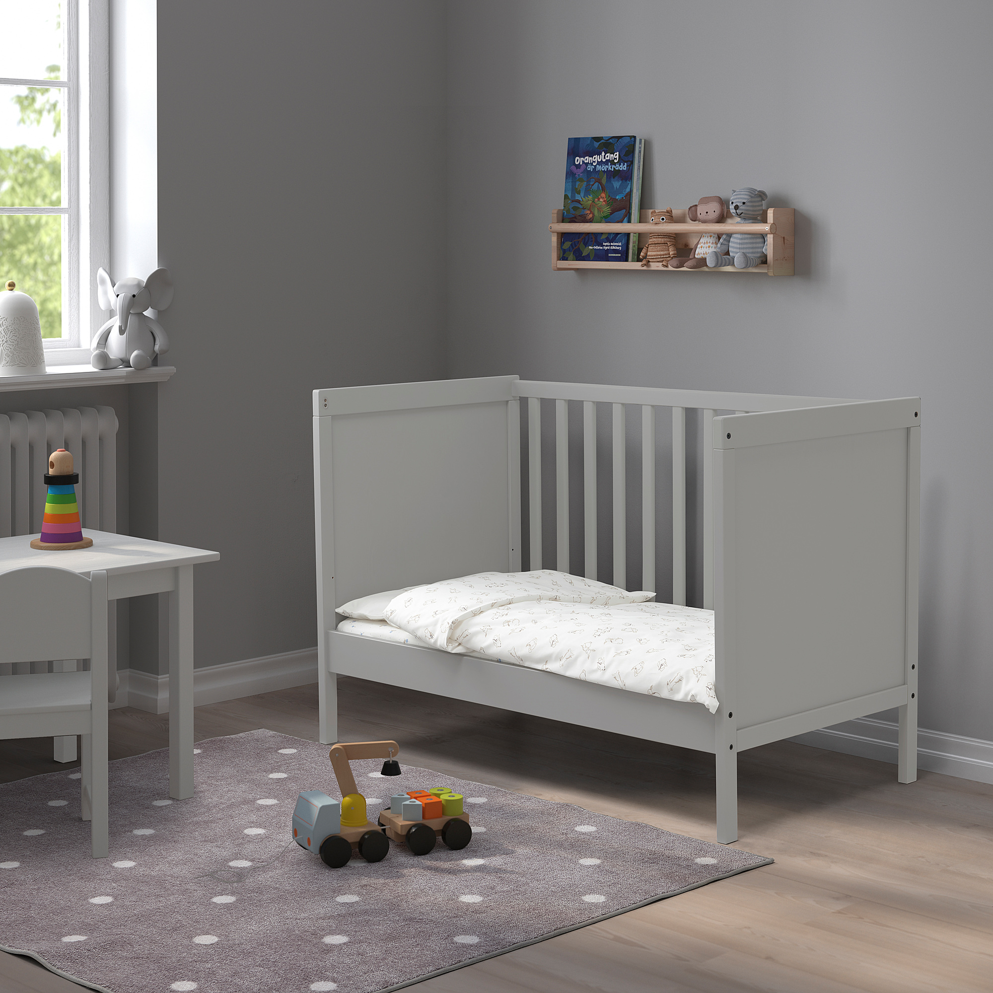 SUNDVIK cot, grey IKEA Taiwan Online