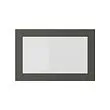 SINDVIK - glass door, dark grey/clear glass, 60x38 cm | IKEA Taiwan Online - PE926311_S2 