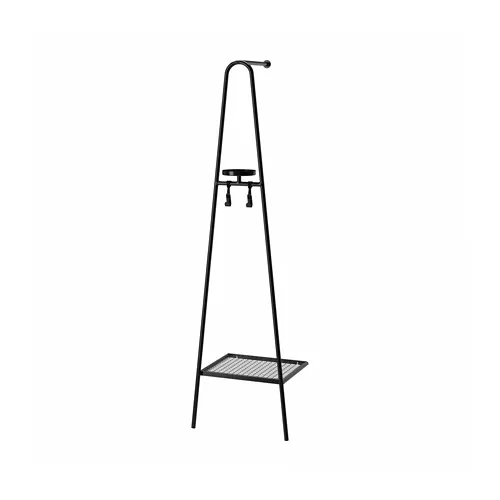 ÄLGANÄS - 衣帽架連鞋履收納, 黑色, 46x39x166 公分 | IKEA 線上購物 - PE953854_S4