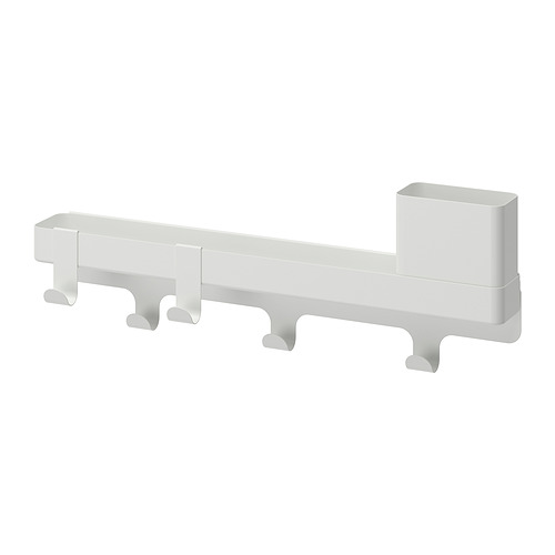 ALTARLIDEN - hook rack, with storage/white | IKEA Taiwan Online - PE993020_S4