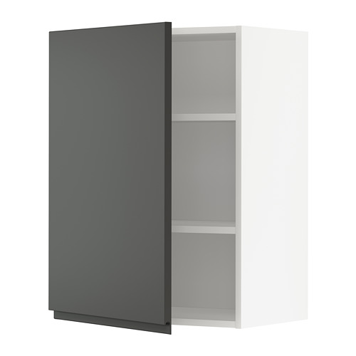 METOD wall cabinet with shelves