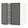 METOD - wall cabinet with shelves/2 doors, white/Voxtorp dark grey | IKEA Taiwan Online - PE749730_S1