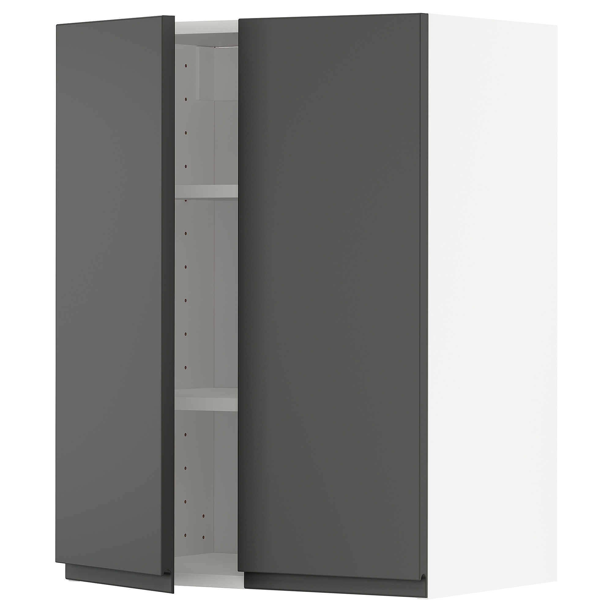 METOD wall cabinet with shelves/2 doors