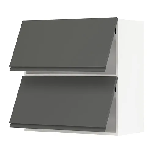 METOD wall cabinet horizontal w 2 doors