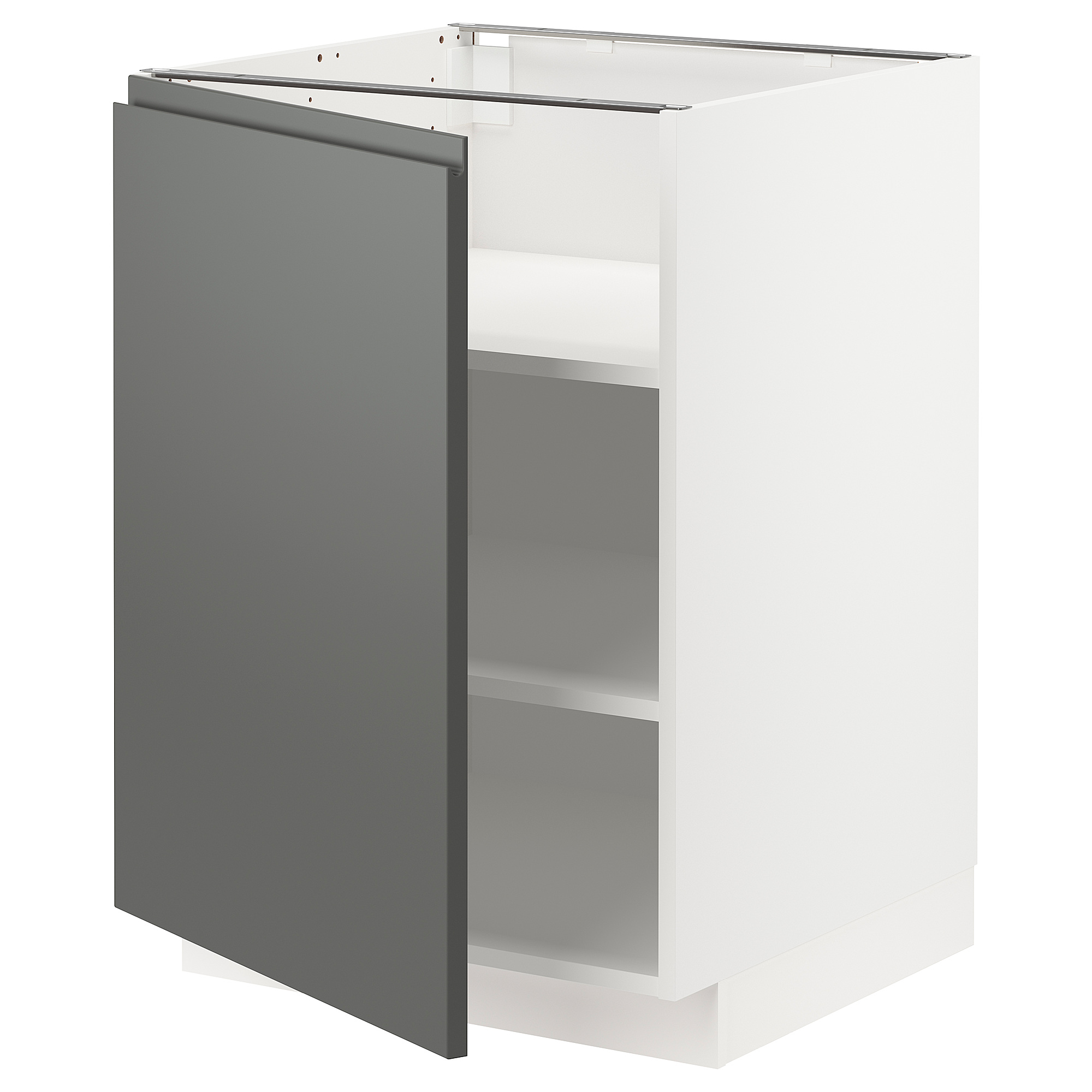 METOD base cabinet with shelves