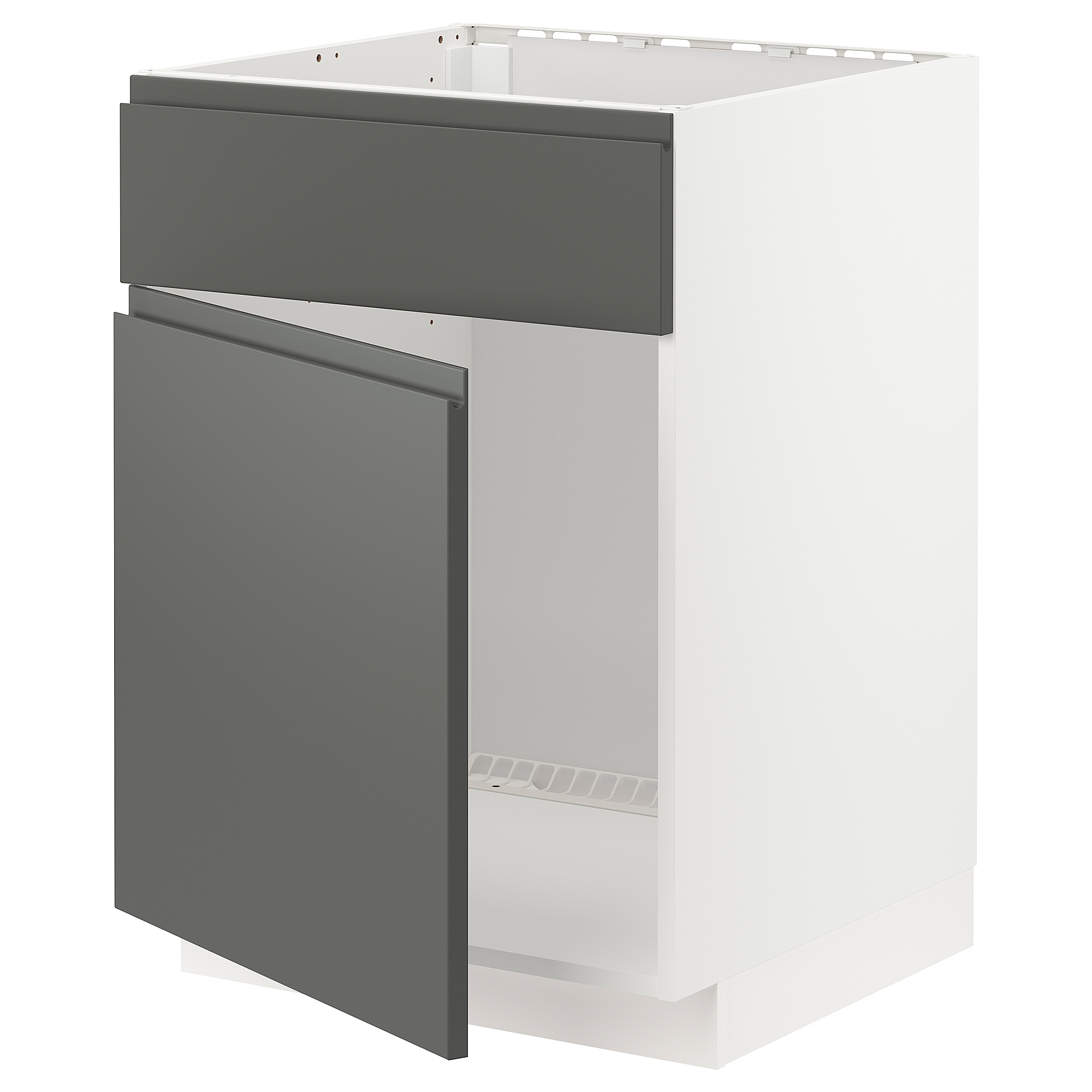 METOD base cabinet f sink w door/front