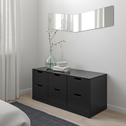 NORDLI - 抽屜櫃/6抽, 碳黑色 | IKEA 線上購物 - PE660443_S4