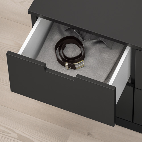 NORDLI - 抽屜櫃/6抽, 碳黑色 | IKEA 線上購物 - PE660893_S4