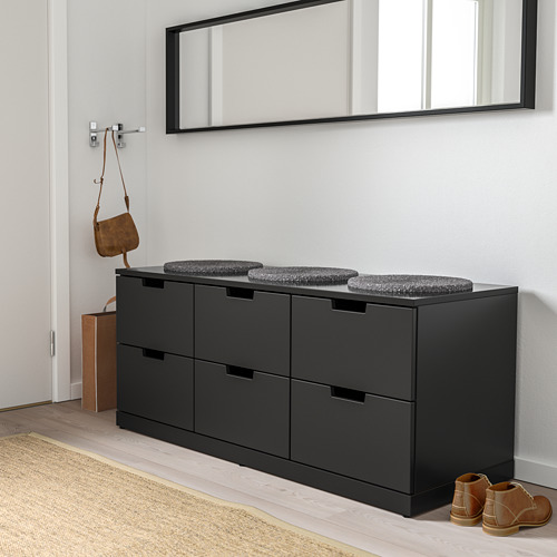 NORDLI - 抽屜櫃/6抽, 碳黑色 | IKEA 線上購物 - PE660933_S4