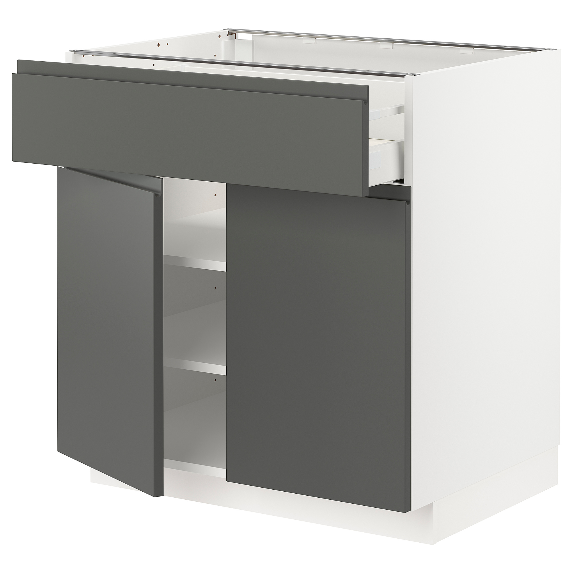 METOD/MAXIMERA base cabinet with drawer/2 doors