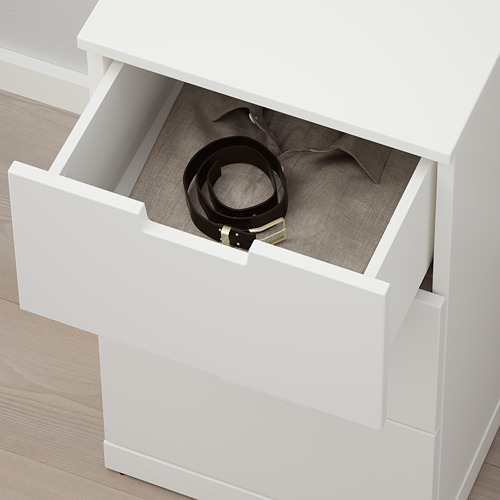 NORDLI - 抽屜櫃/3抽, 白色 | IKEA 線上購物 - PE660881_S4